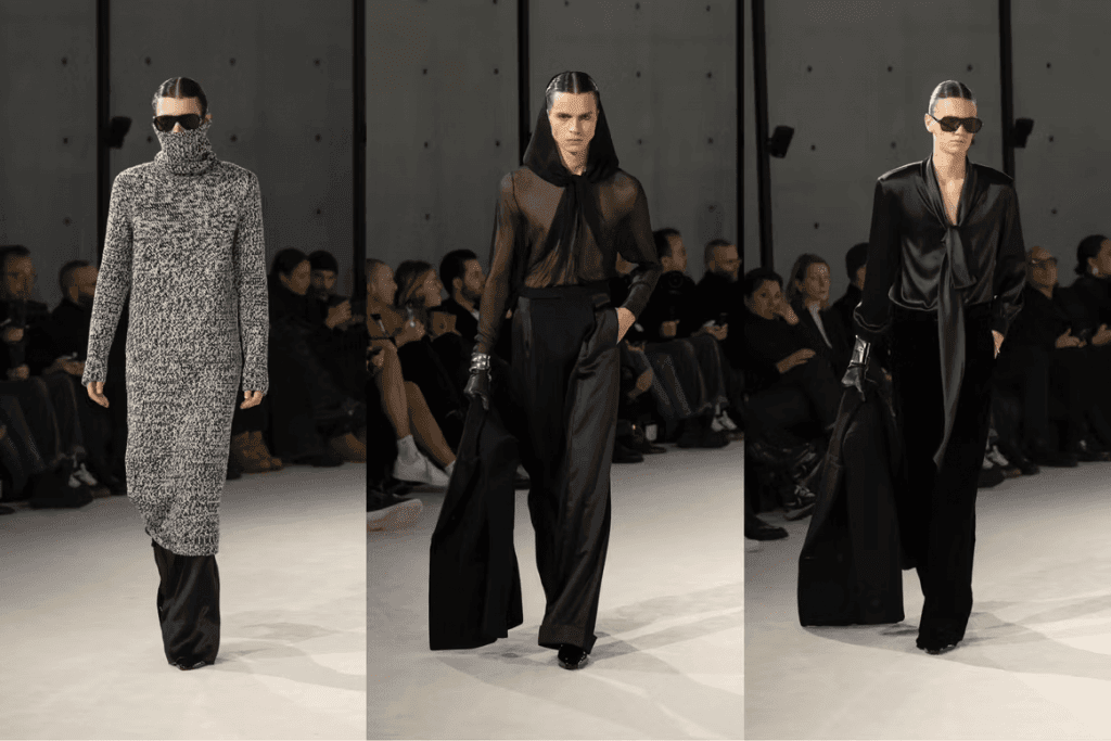 Saint Laurent presentó su colección masculina en París