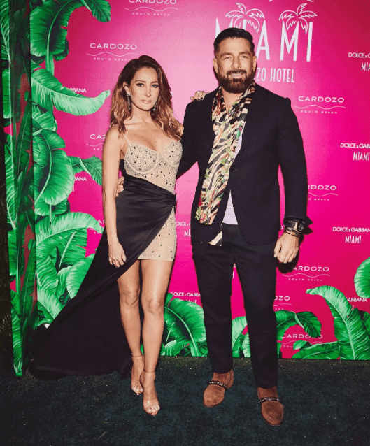 Los Estefan resaltaron en el Dolce & Gabbana en Art Basel