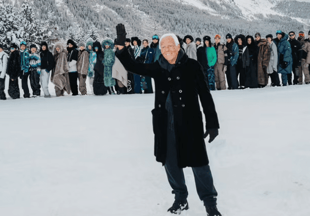 Giorgio Armani presentó su nueva cápsula “Neve”
