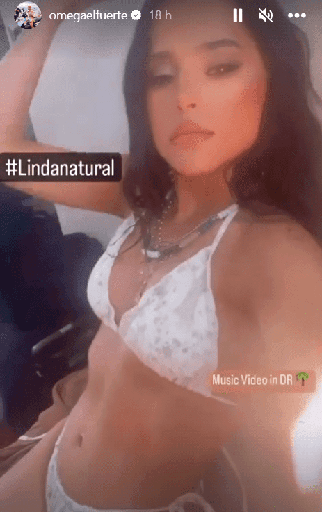 Becky G está en RD grabando videoclip con Omega