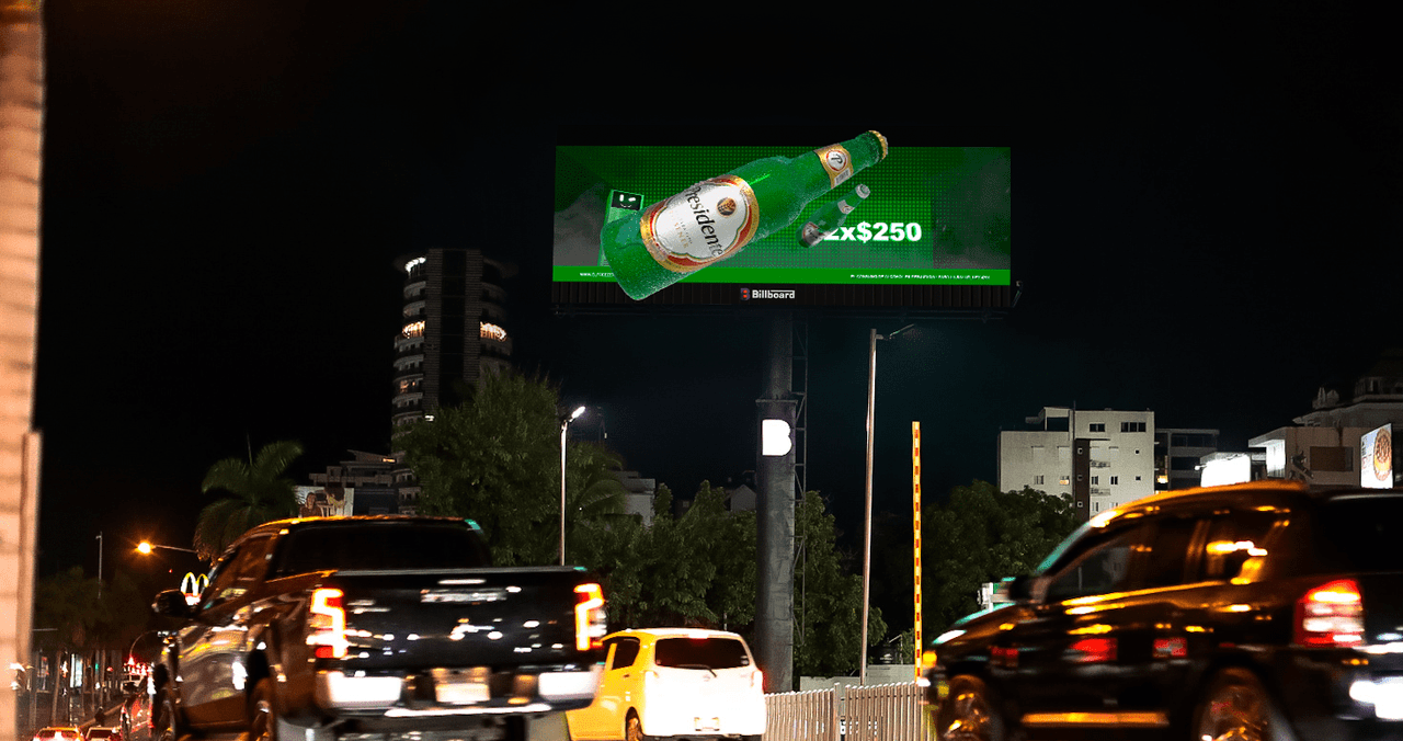 La tecnología detrás de las nuevas vallas de Presidente y Billboard