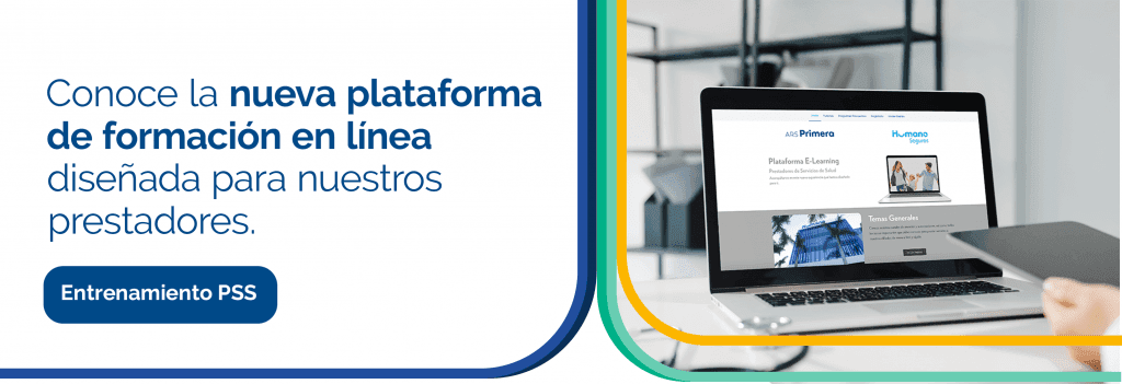 ARS Primera anuncia plataforma E Learning, una herramienta diseñada para Prestadores de Servicios de Salud (PSS) de Grupo Humano