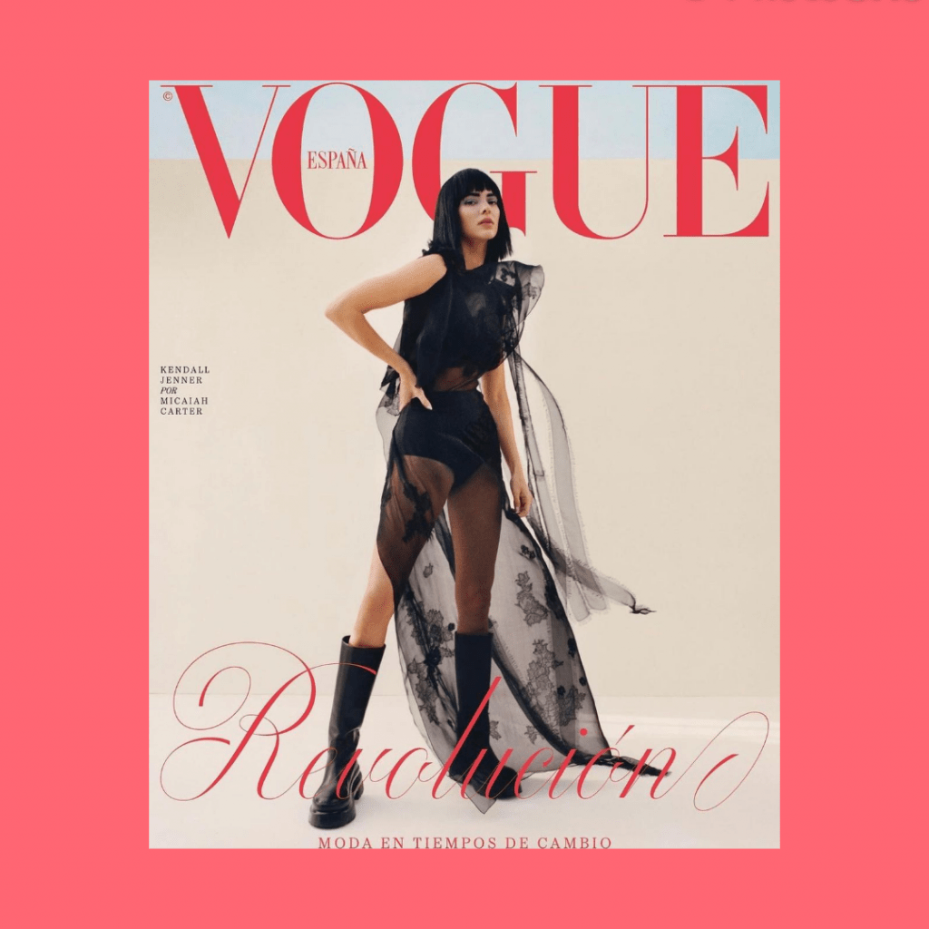 Kendall Jenner brilla nueva vez en portada de revista Vogue España