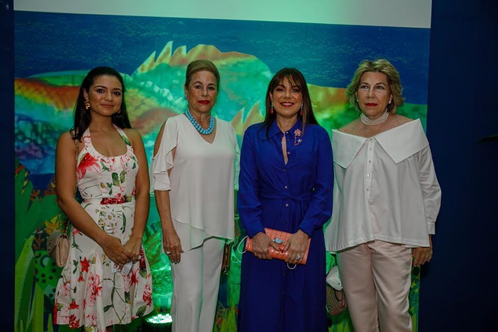 Ana Amelia Barreto, Maggy Rodríguez Rogers, Nelly Azar y Purita Betances de Marranzini