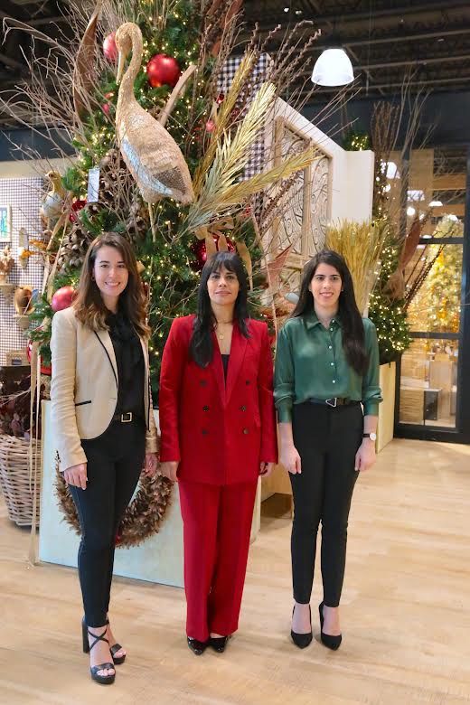 Raquel González, Madelyn Martínez y María Herrera