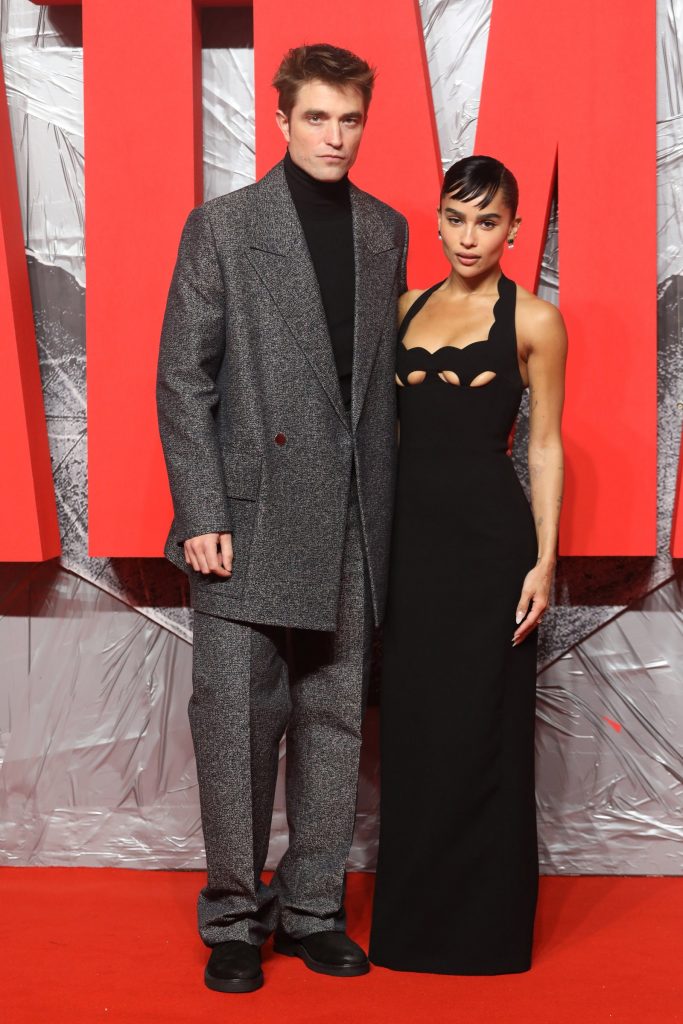 Robert Pattinson y Zoe Kravitz: Distinción en premiere de «The Batman»