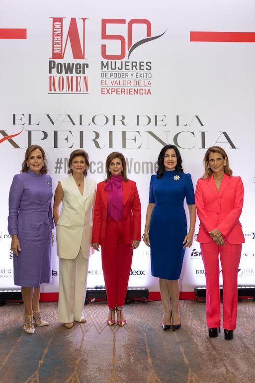 Clarissa de la Rocha, Elena Viyella, Patricia de Moya, Marisol Vicens y Ligia Bonetti