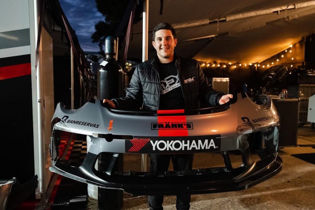 Jimmy Llibre, obtiene la 4ta posición en su primera carrera del Campeonato Porsche Sprint Challenge NA