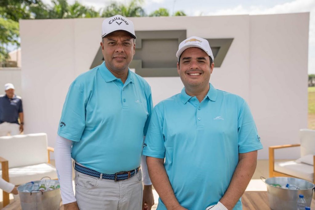 Los golfistas Leo Sánchez y José Luis Montero.