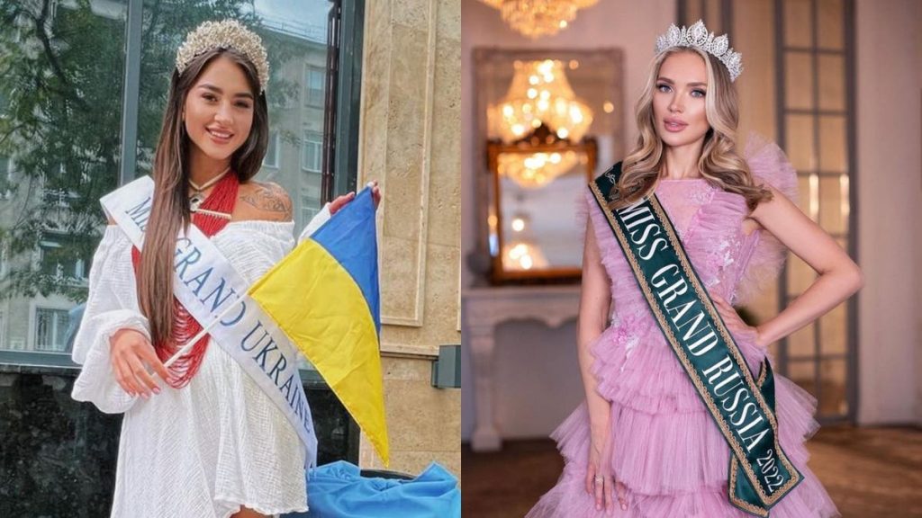 Juntas pero no revueltas: incomodidades entre Miss Ucrania y Miss Rusia