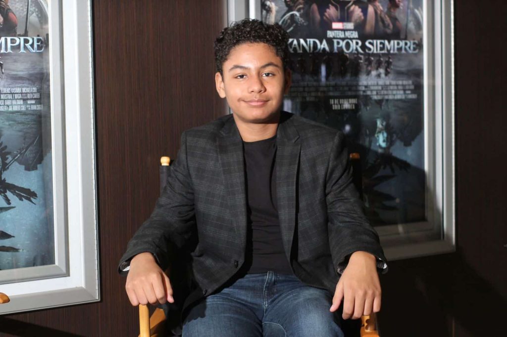 Dominicano de 12 años debutó en “Wakanda Forever”