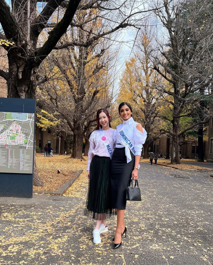 Celinee Santos en Japón para el Miss Internacional