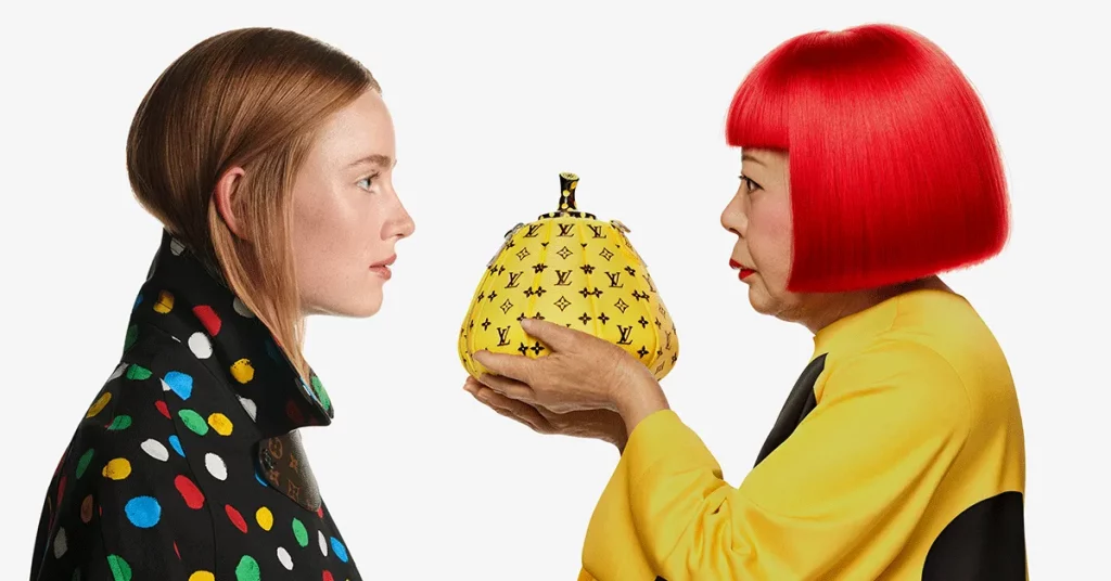 Yayoi Kusama y Louis Vuitton en tendencia por sus piezas